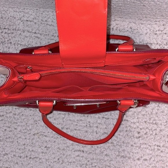 Coach Swagger Colorful Colorblock Leather Caryall Shoulder Bag Purse Tote - Picture 11 of 13